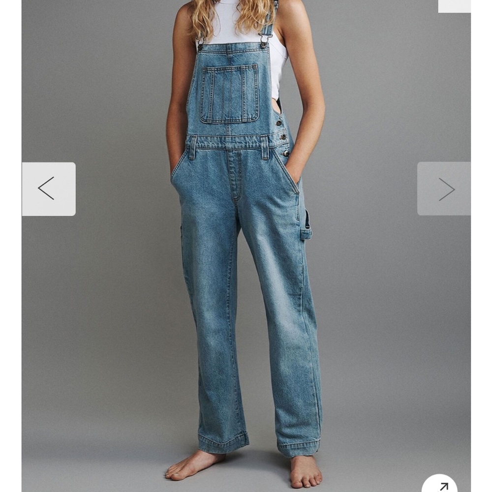 CottonOn Denim Utility Overalls NWOT